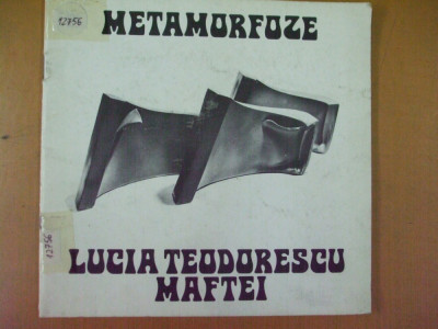 Lucia Teodorescu Maftei ceramica catalog expozitie Bucuresti 1982 Galateea foto