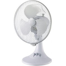 Ventilator de masa CARREFOUR HOME HDF723-14, 40 cm, 3 viteze, Alb foto
