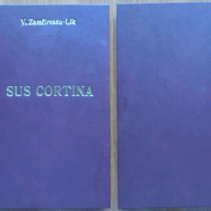 V. Zamfirescu Lik , Sus cortina , 1928 , editia 1 cu autograf , ilustrata