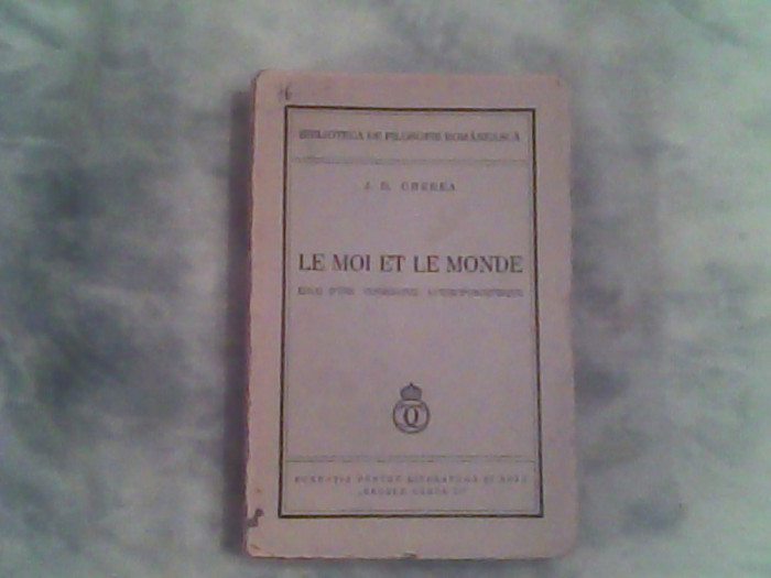 Le moi et le monde-J.D.Gherea