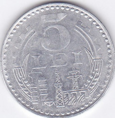 Moneda Romania ( R.S.R. ) 5 Lei 1978 - KM#97 XF foto