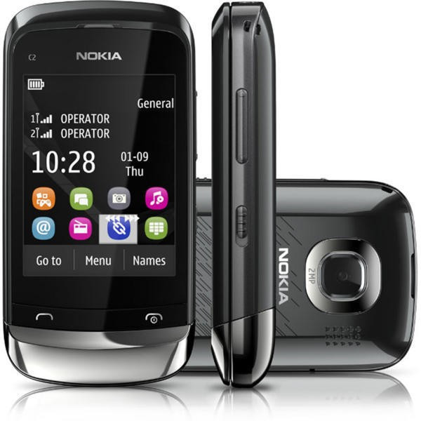 TELEFON NOKIA C2-06, Negru, Neblocat, Smartphone | Okazii.ro