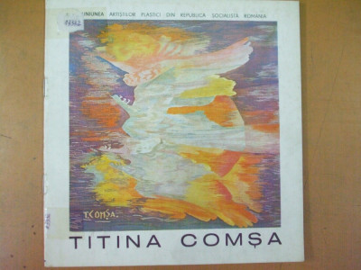 Titina Comsa tapiserie catalog expozitie Bucuresti 1981 Orizont foto