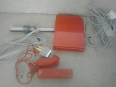 Consola Nintendo Wii rosie - cu Wii remote motion plus si nunchuck foto