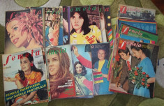 lot 100 reviste Femeia 1970-1989 (1972 complet) foto
