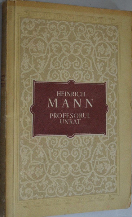Heinrich Mann Profesorul Unrat