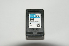 HP 301 Black Cartus Original cu Cerneala foto