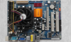 Asrock N68-S AM3 procesor Athlon II X3 450 3.2G memorie 2X2G DDR2 dual channel foto