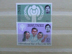 brunei 1979,serie nestampilata foto