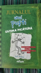 Jurnalul unui pusti 3 Ultima picatura Jeff Kinney benzi desenate foto