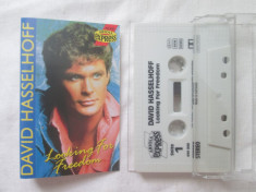 David Hasselhoff ?? Looking For Freedom _ caseta audio originala,Germania foto