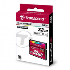 Card CF Transcend 32gb 800X 120mb/s, sigilat, garantie 1 an foto
