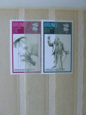 brunei,churchill,serie nestampilata foto