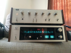 Vintage amplificator Akai AA-5200 + radio/tuner Akai AT-550, impecabile. foto