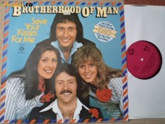 Brotherhood Of Man Save Your Kisses For Me disc vinyl lp muzica eurovision VG+