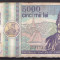 Romania 1992 martie - 5000 lei, F