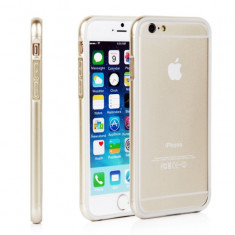 Bumper tpu metalizat iphone 6, gold foto