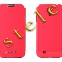 Husa Mercury Techno Flip Samsung Galaxy S4 I9505 Pink Blister