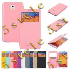 Husa Mercury window Samsung Galaxy Note3 N9005 Pink Blister