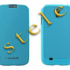 Husa Mercury Techno Flip Samsung Galaxy S4 I9505 SkyBlue Blister