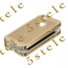 Husa Ultra Slim NANCY Apple iPhone 5/5S Gold