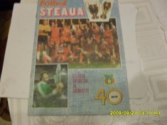 Revista Steaua 40 ani [autograf H. Duckadam foto