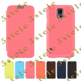 Husa Mercury Techno Flip Samsung Galaxy S5 G900 Pink Blister, Verde, Cu clapeta