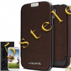 Husa Mercury Techno Flip Samsung Galaxy S4 I9505 Brown Blister