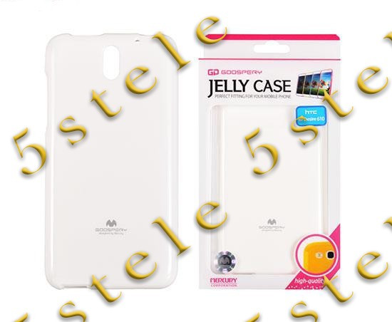 Husa Mercury Jelly HTC Desire 610 Alb Blister