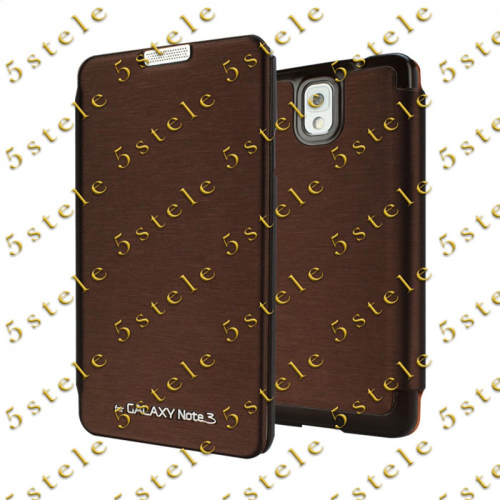 Husa Mercury Techno Flip Samsung Galaxy Note3 N9005 Brown Blister