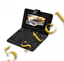 Husa Stand Universal Tablet cu Tastatura 7.0&quot; TK080 Negru Astrum