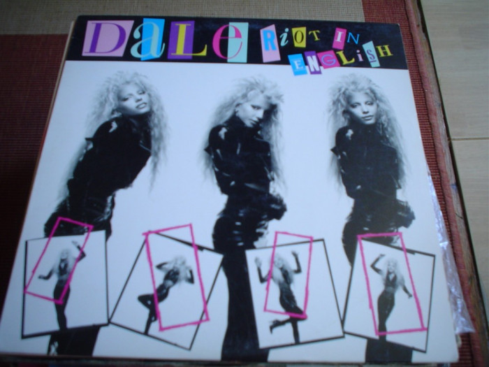 dale Riot in English 1987 disc vinyl lp muzica pop rock funk dance made USA vg+