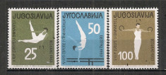 Iugoslavia.1963 C.E. de gimnastica CI.593 foto