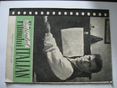 Film / Cinema - Festivalul filmului italian - program (martie - aprilie 1956) foto