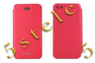 Husa Mercury Techno Flip Apple iPhone 5/5S Pink Blister foto