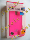 Husa Mercury Jelly Samsung Galaxy S4 i9500 Hot Pink Fluorescent, Roz, Cu clapeta