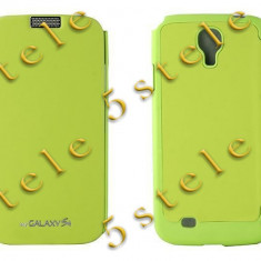 Husa Mercury Techno Flip Samsung Galaxy S4 I9505 Lime Blister