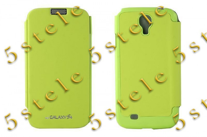 Husa Mercury Techno Flip Samsung Galaxy S4 I9505 Lime Blister