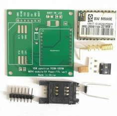 Shield Adaptor GSM SMS SIM pentru Arduino 5v 1A DIY M590E foto