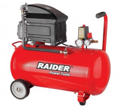 120105-Compresor de aer 50 L x 1500 W cu piston Raider Power Tools RD-AC02 foto