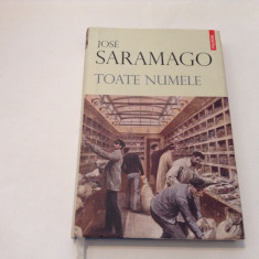 TOATE NUMELE JOSE SARAMAGO,RF11/1,RF12/2