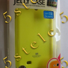 Husa Mercury Jelly Samsung Galaxy S4 i9500 Lime Fluorescent