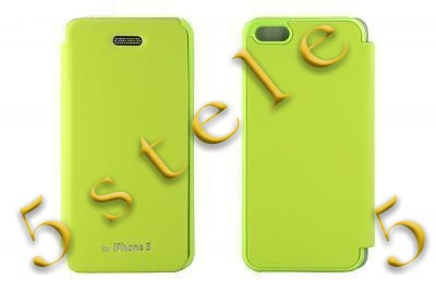 Husa Mercury Techno Flip Apple iPhone 5/5S Lime Blister