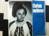 Filofteia moldovan disc single 7&quot; vinyl muzica populara folclor banat EPC 10727, VINIL, electrecord