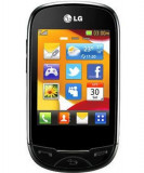 Telefon LG T510, Neblocat, Negru, Smartphone