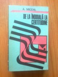 W0a DE LA INDOIALA LA CERTITUDINE - A .MIGDAL