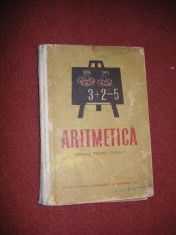 Aritmetica manual pentru clasa a I-a - 1964 foto