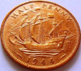 Moneda HALF PENNY - Marea Britanie / ANGLIA, anul 1944 *cod 3194, Europa