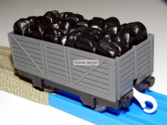 TOMY - Thomas and Friends - TrackMaster - Vagon gri incarcat cu carbuni foto