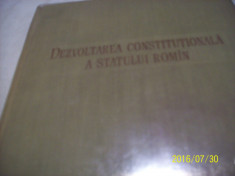 dezvoltarea constitutionala a statului romin- 1957 foto